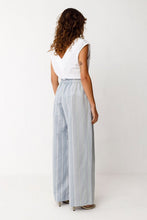 Lur Stiped Organic Linen & Cotton Trousers