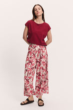 Vickyy EcoVero™ Trousers - Berry Bird