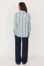 Asune Blouse - Sky Blue Bricks