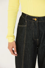 Aizane Denim Barrel Leg Trouser