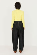 Aizane Denim Barrel Leg Trouser