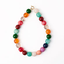 Iris Large Resin Bead Necklace-  Multi