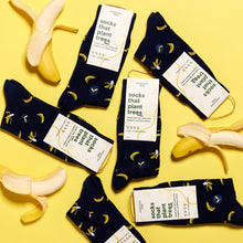 Socks That Plant Trees (Navy Bananas)