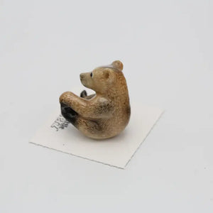 Bernie Brown Bear Cub Porcelain Miniature
