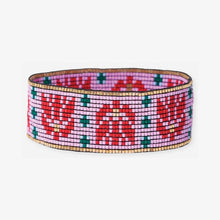 Kenzie Nordic Beaded Stretch Bracelet Pink