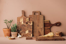 Acacia Wood Serving Board With Handle