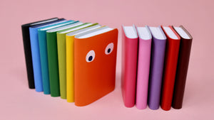 Googly Eye Mini Leather Notebook (Multiple Colors)