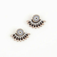 Duo Beaded Fair Trade Post Earrings (Multiple Color Options)
