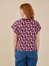 Lounge Cats Caitlin Top - Plum