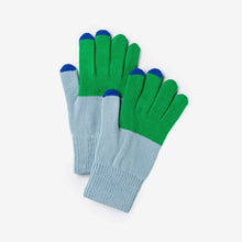 Colorblock Knit Touchscreen Gloves (Multiple Colors)