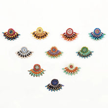 Duo Beaded Fair Trade Post Earrings (Multiple Color Options)