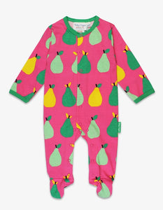 Organic Pear Print Sleepsuit