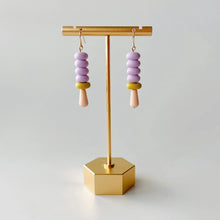 Dottie | Beaded Dangle Polymer Clay Earrings