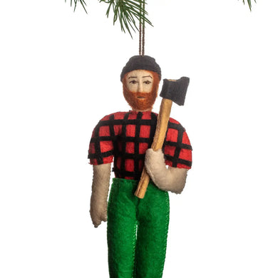 Paul Bunyan Felt Ornament
