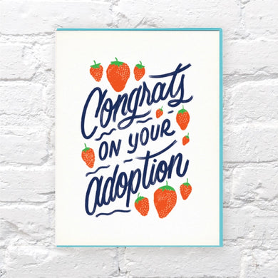 Sweet Adoption New Baby Card