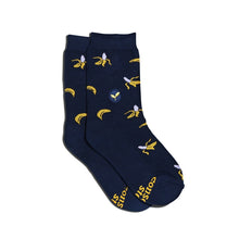 Kids Socks That Plant Trees (Navy Bananas)