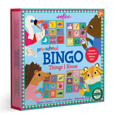 Pre-School Things I Know Bingo