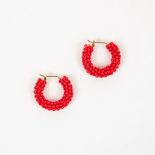 Pop or Color Fair Trade Beaded Hoop Earrings (Multiple Colors)