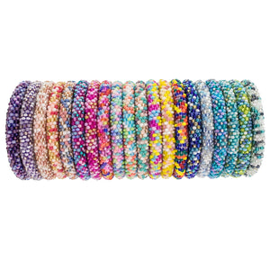 Flower Power & Confetti Rollies (Roll-On Bracelets) for Kids (Multiple Color Options)