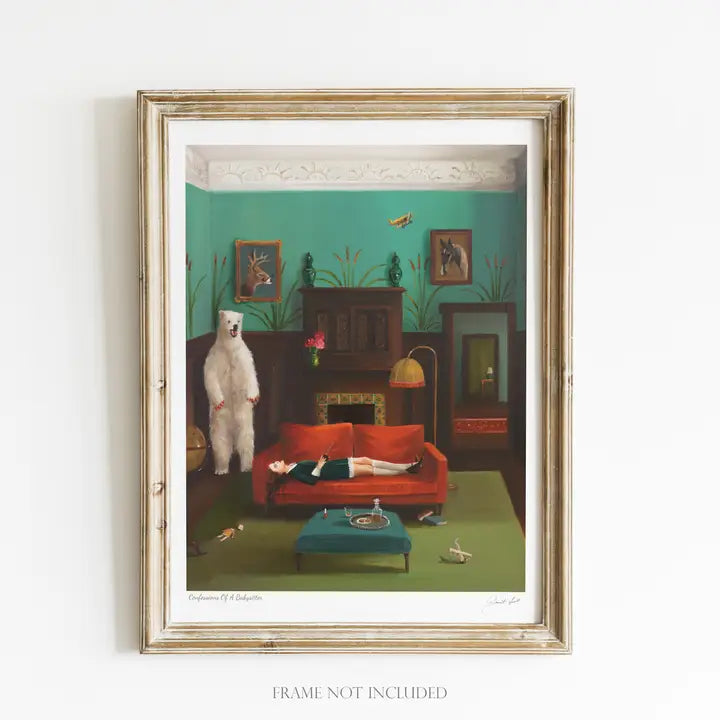Confessions of a Babysitter Art Print