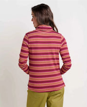 Maisey Long Sleeve T-Neck - Violet Stripe