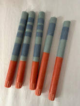 Striped Eco Dinner Taper Candles (Multiple Colors/Styles)