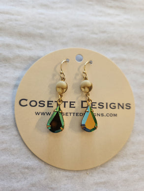 Cosette Earrings - Mushroom Crystal