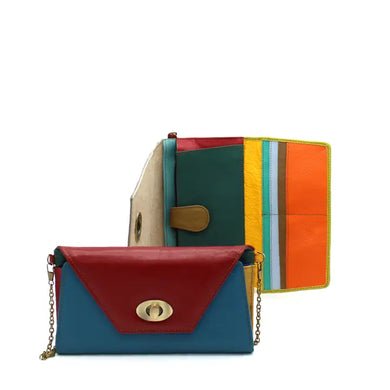 Secret Recycled Leather Clutch