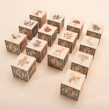 Watercolor Abc Wood Blocks