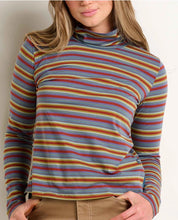 Maisey Long Sleeve T-Neck - Burnt Henna Multi