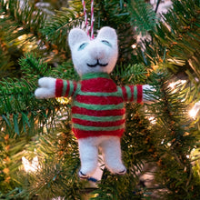 Fair Trade Cats in Sweaters Ornaments