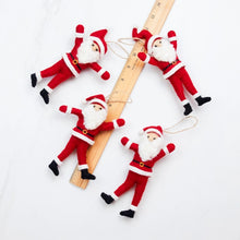 Dancing Santa Fair Trade Felt Ornaments