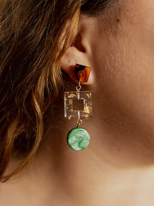 Jude Resin Earrings Multi