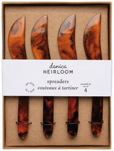 Resin Spreaders -  Bold Tortoiseshell & Dappled Ivory