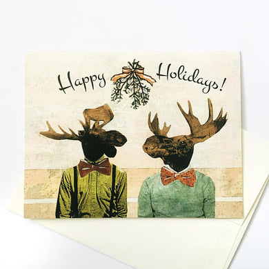 Moose Holiday Card Set