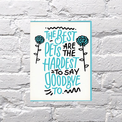 Best Pets - Pet Sympathy Card