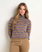 Maisey Long Sleeve T-Neck - Burnt Henna Multi