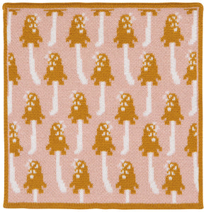 Mushroom Gems Knit Dishcloths (Set of 3)