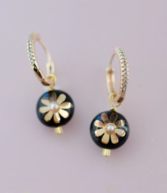 Mira Flower Dangle Earrings