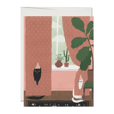 Cat Crimes Partner in Crime Greeting Card