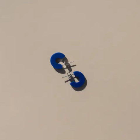 Mali Hoops - Cobalt