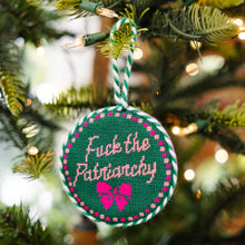 Patriarchy Needlepoint Ornament