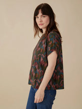 Geo Jewels Caitlin Top - Organic Fair Trade Boxy Tee