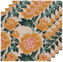 Goldenrise Block Print Napkins (Set of 4)