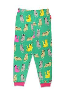 Organic Kitten Print Pyjamas