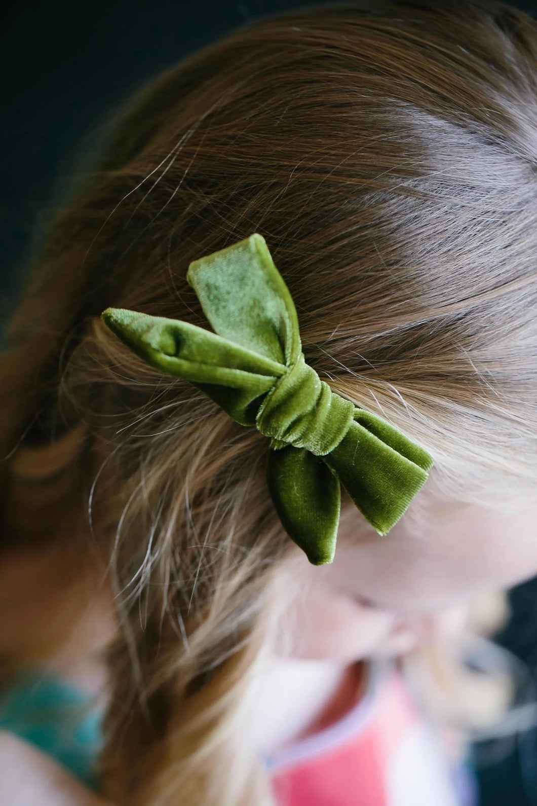 Velvet Bow Hair Clips (Multiple Colors)