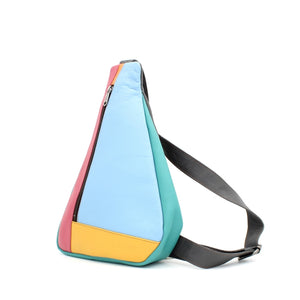 Roxy Medium Sling Crossbody Bag, 100% Handmade Recycled Leather