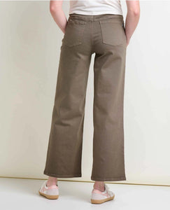 Women's Organic Cotton Balsam Wide Leg Pant - Fir
