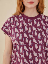 Lounge Cats Caitlin Top - Plum