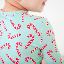 Candy Cane Lane Christmas Bamboo Two Piece Pajamas Set